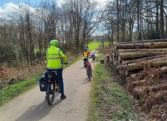 Auf der Kleinbahntrasse in Voerde