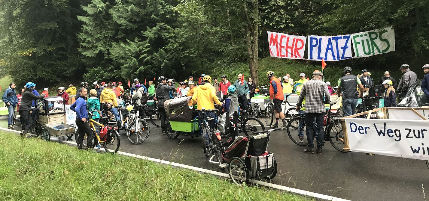 Autofreies Lauratal Lastenradwette Auch für Lastenräder ist das Lauratal gut geeignet
