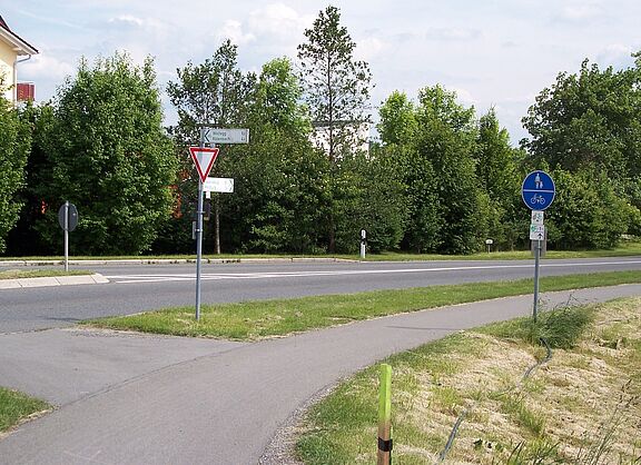 Radweg im Landkreis Ravensburg aktuell ohne Radfahrer